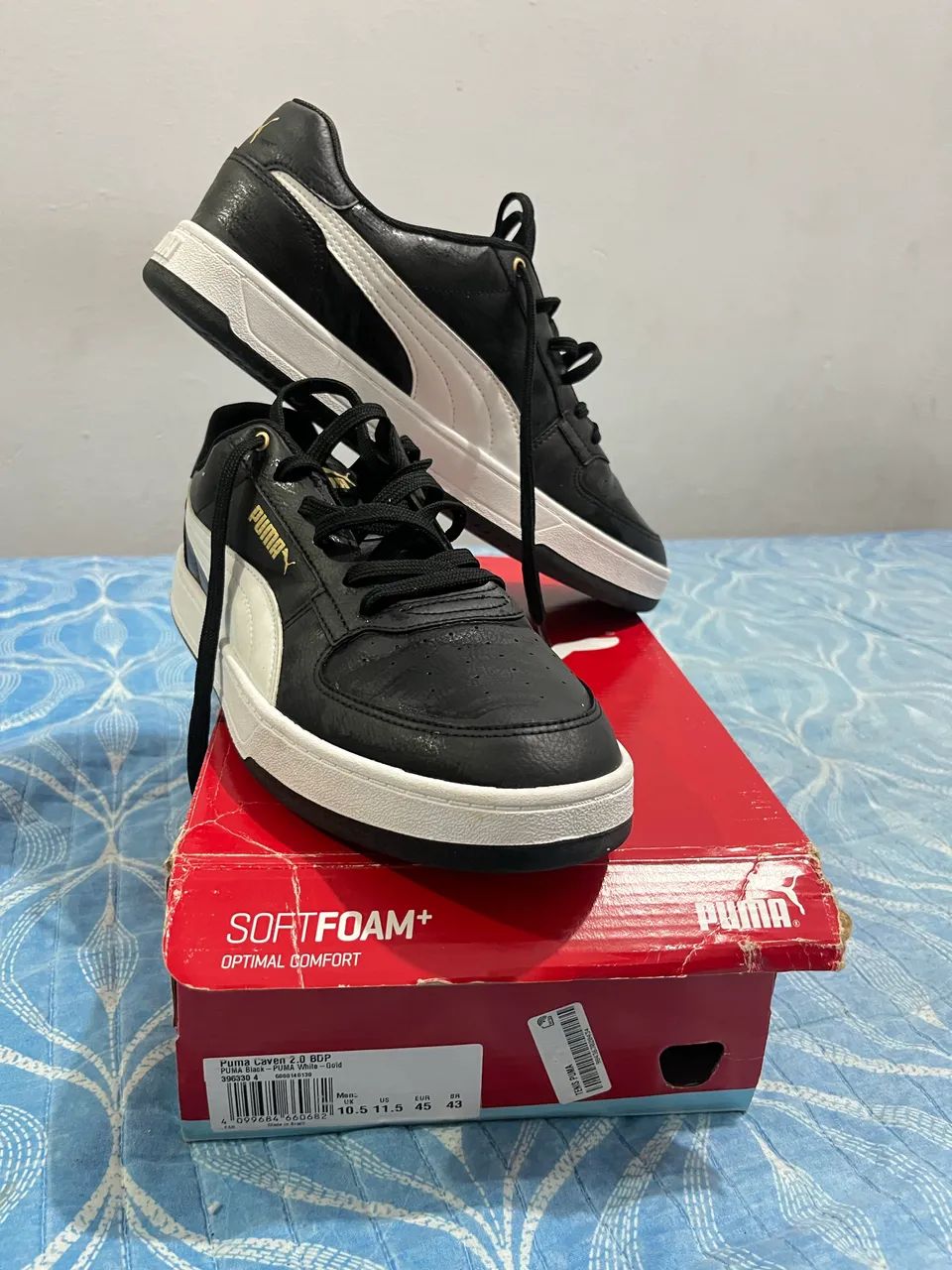 TÊNIS PUMA CAVEN 2.0 WHITER GOLD BDP - Foto 3