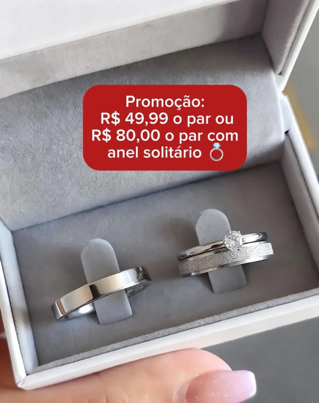 Novidade de Alianças Para Namoro ou Casamento  - Foto 2