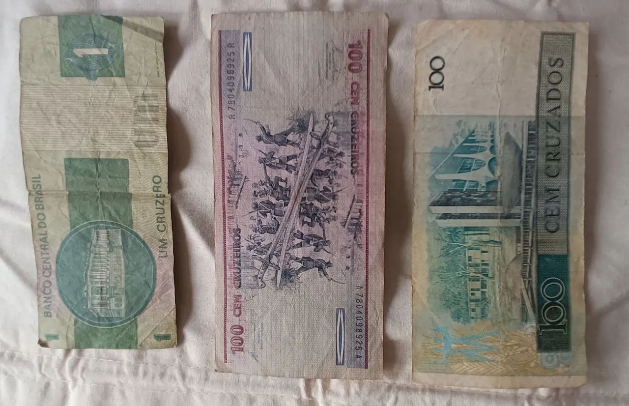 Lote de 6 cédulas de cruzeiros e cruzado  - Foto 4