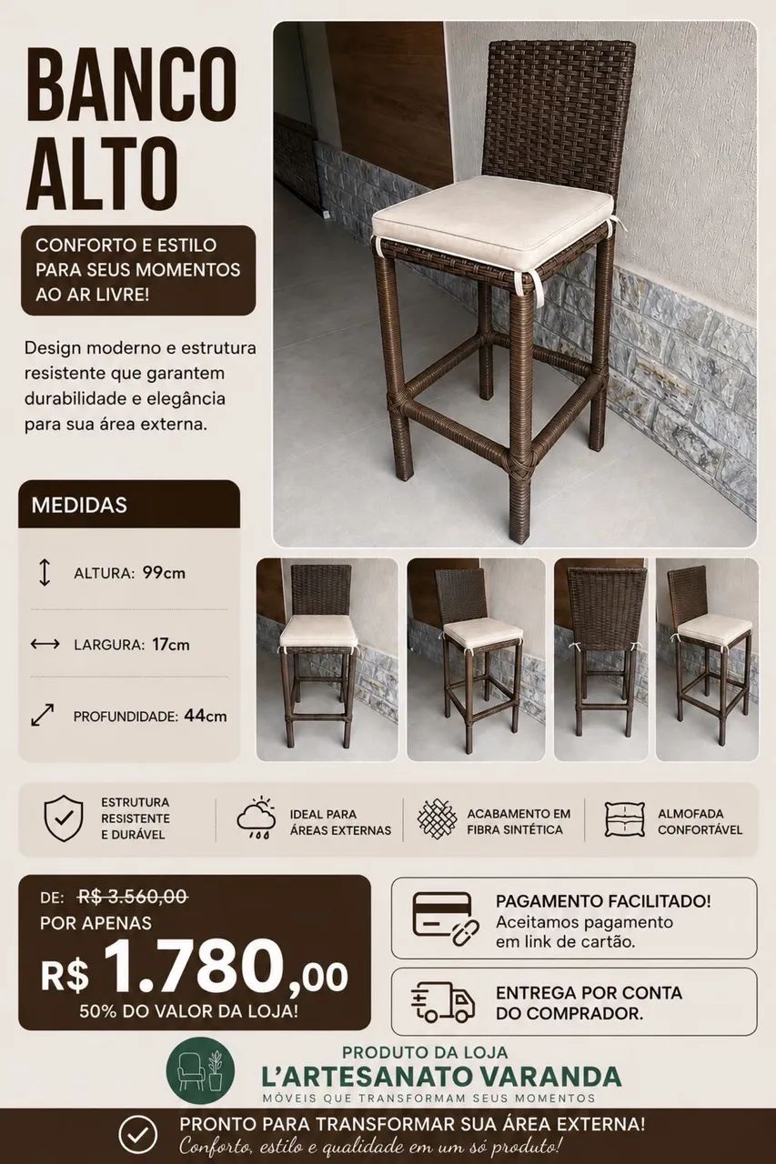 Móveis para área externa - Foto 4