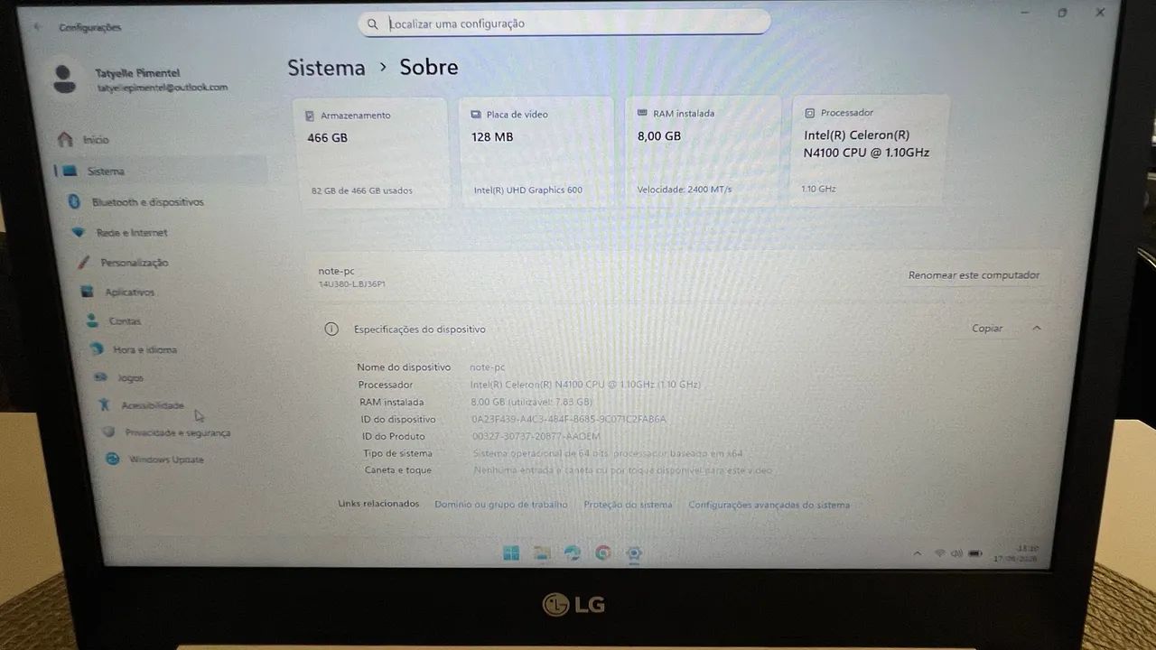 LG Ultra Slim - EM EXCELENTES CONDIÇÕES  - Foto 5