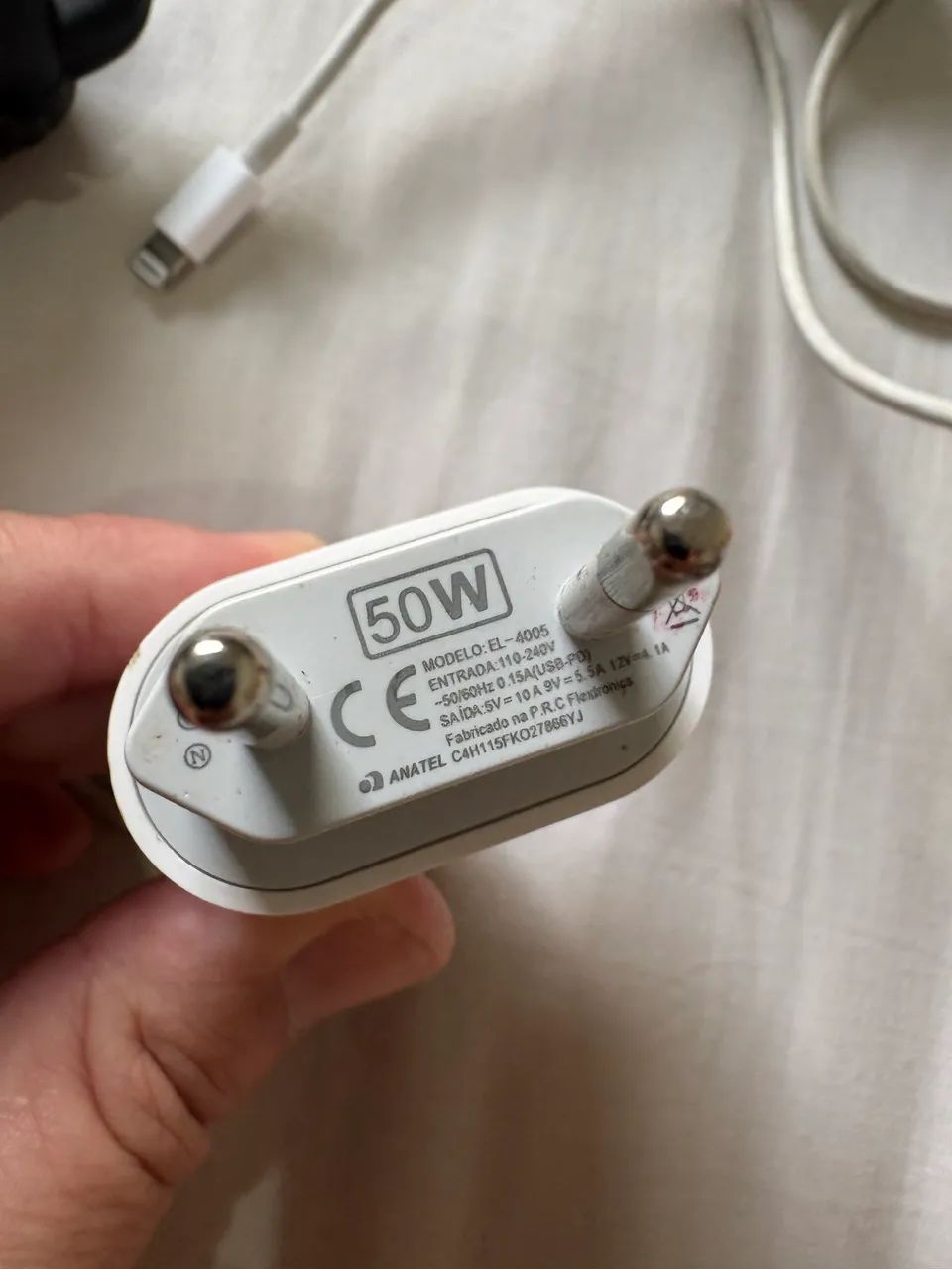 Carregador e Cabo IPHONE APPLE  - Foto 2