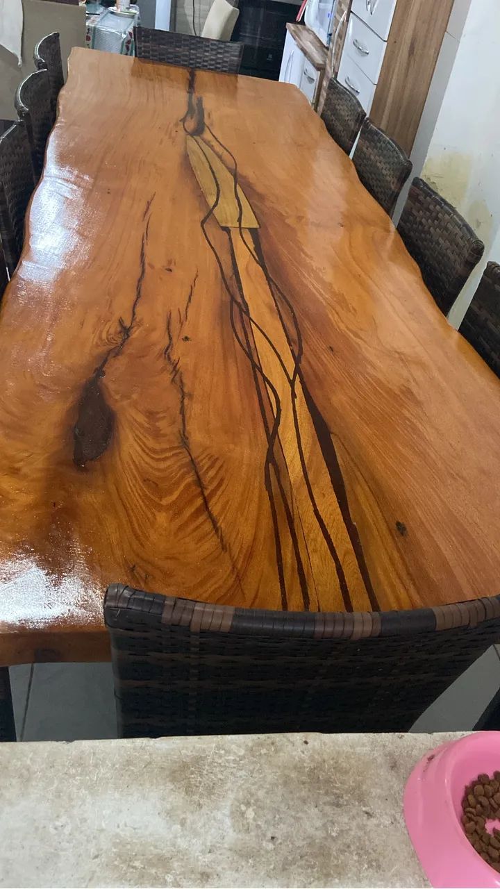 Mesa de jaqueira rústica de 3 metros - Foto 3