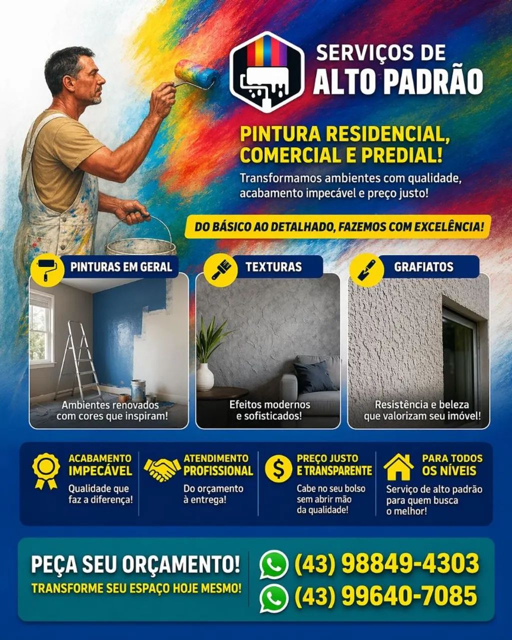 Pintor profissional disponivel