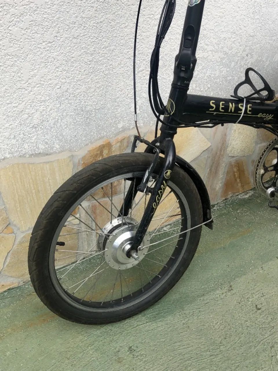 bicicleta elétrica dobrável. Lítio  - Foto 4