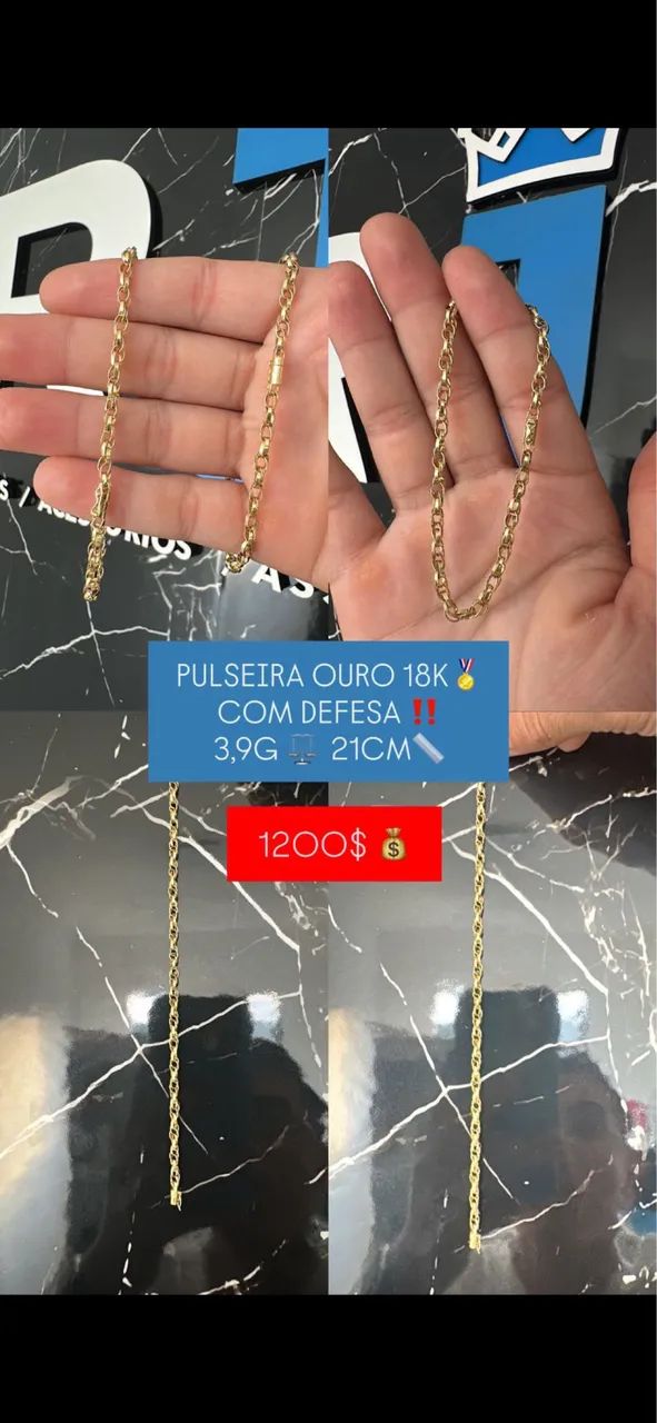 Pulseira de ouro 