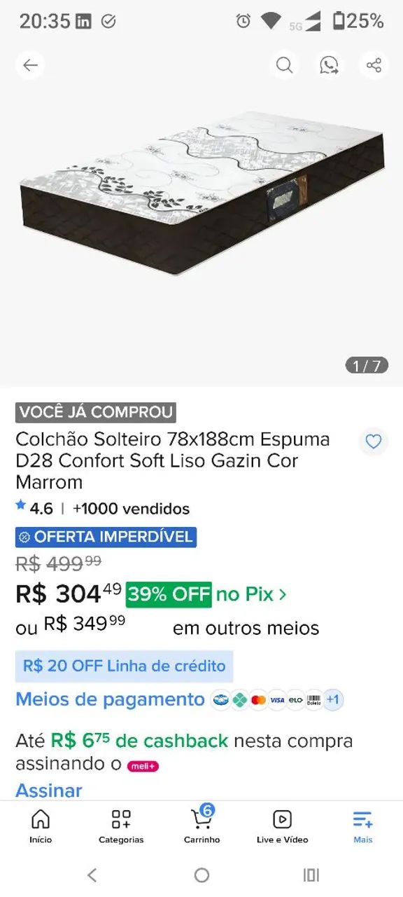 Colchão Solteiro - Foto 3