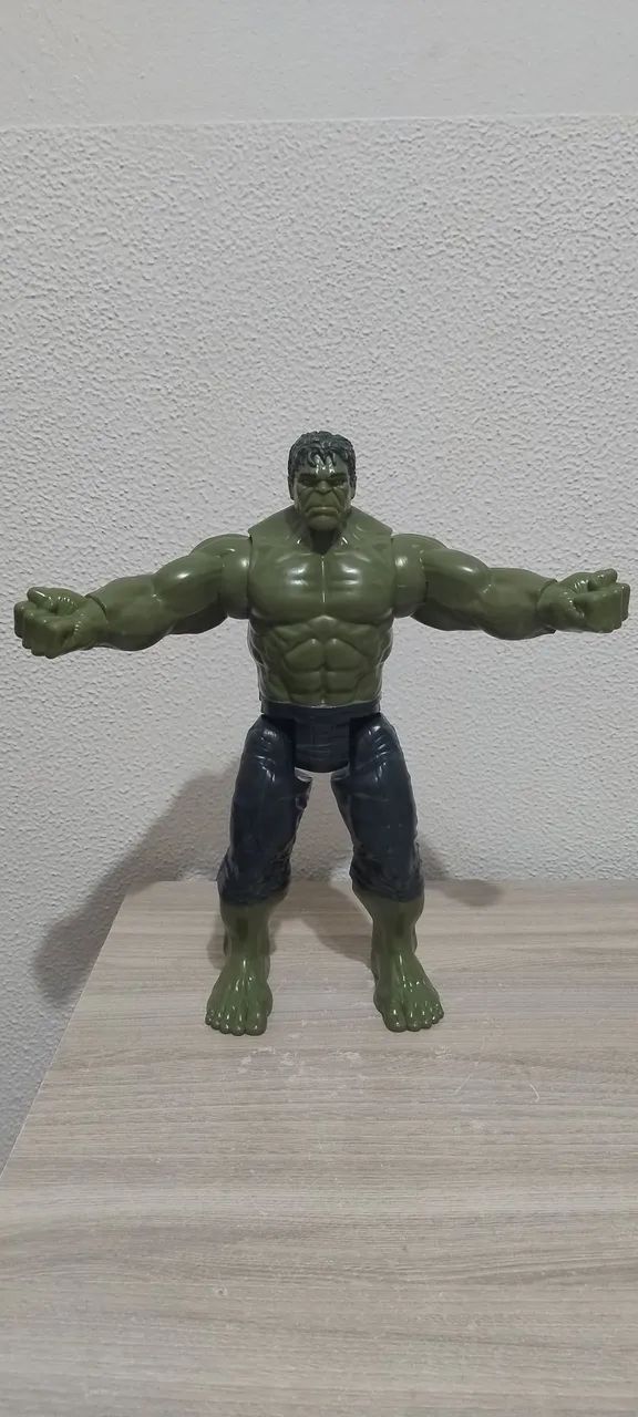 Boneco Hulk - Titan Hero com encaixe Power FX - 30cm - Hasbro - Foto 4