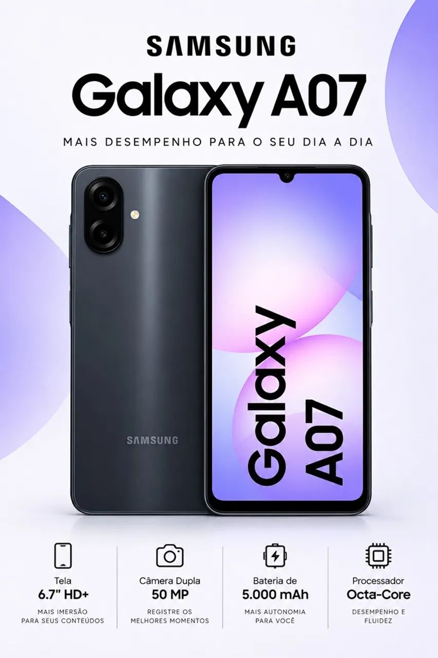 Samsung Galaxy A07 Lacrado - Foto 2