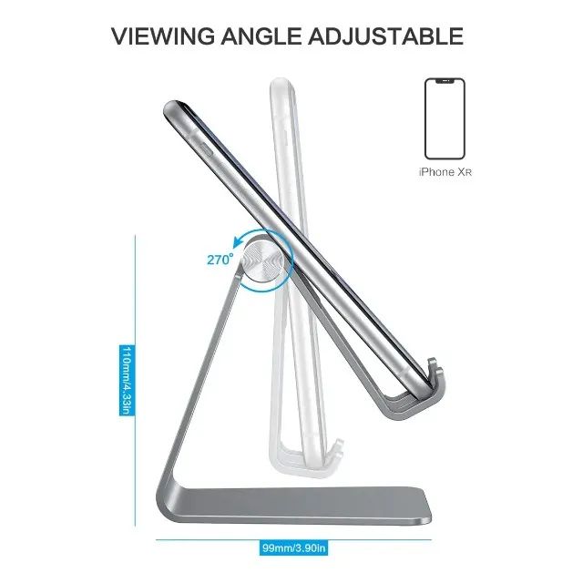 Suporte de Celular Omoton C2 em Alumínio Ajustável para Mesa - Foto 3