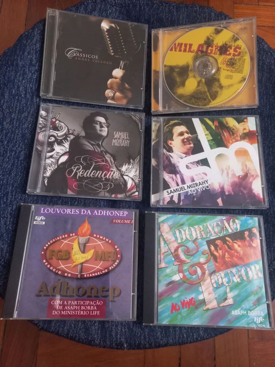 6 CDs evangélicos 
