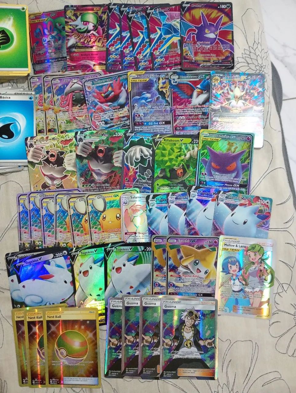 Lote de cartas Pokémon 