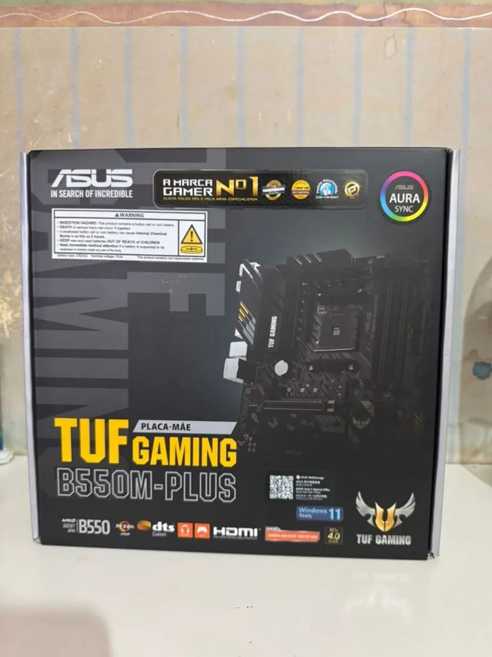 Placa Mãe Asus Tuf Gaming B550m-plus (Nova - Nunca usada)
