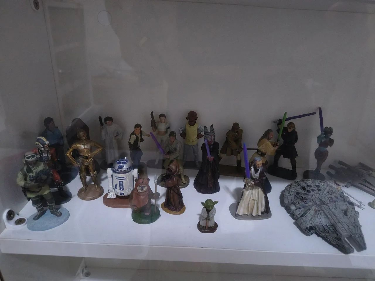Star Wars - Miniaturas de metal - DeAgostini 53 peças(Acompanha expositor) - Foto 2