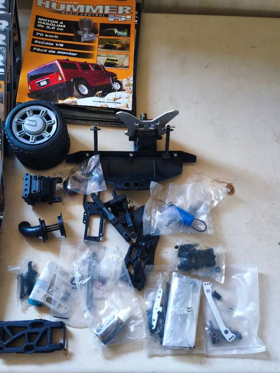 Peças carrinho automodelo Humer H2 nitro