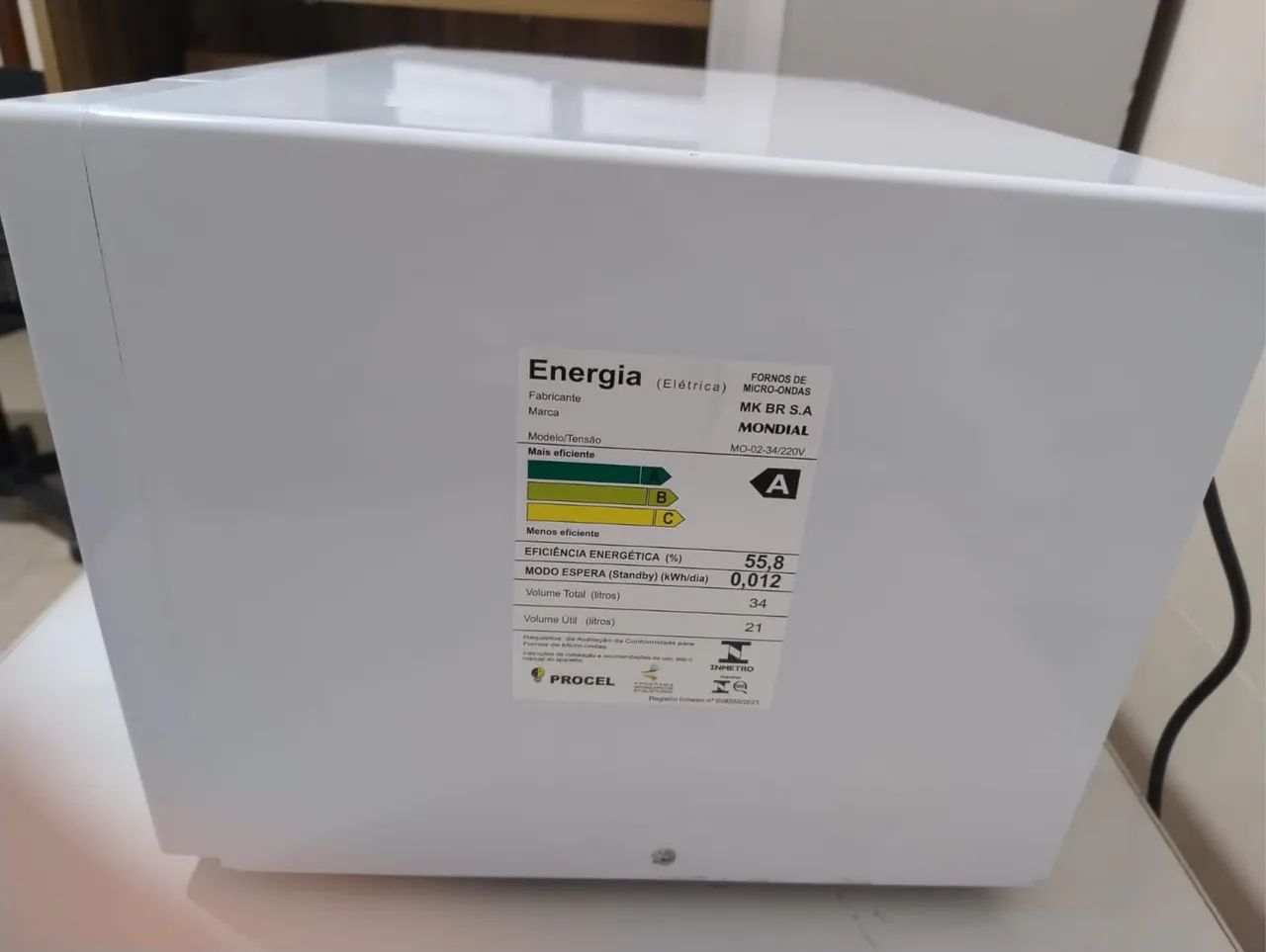  Micro-ondas Mondial 34L - NOVO - Foto 3
