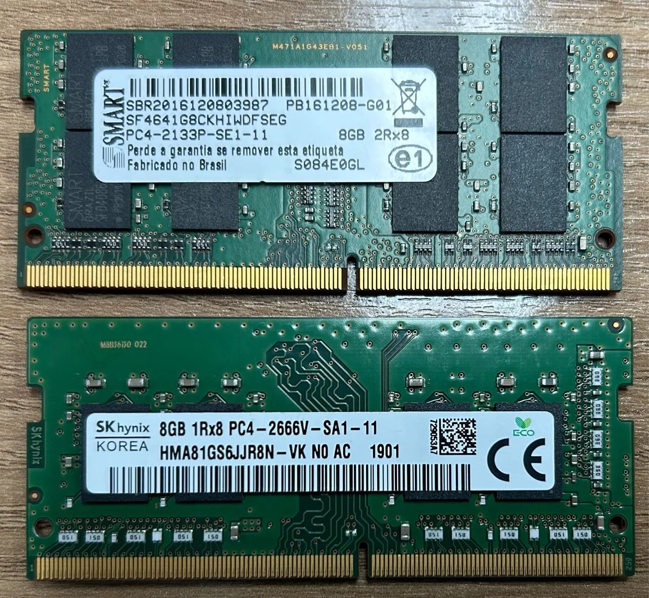 Memória 8GB DDR4
