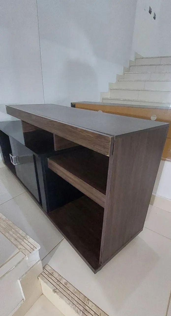 Rack grande com rodinhas para TV até 75' - Foto 3