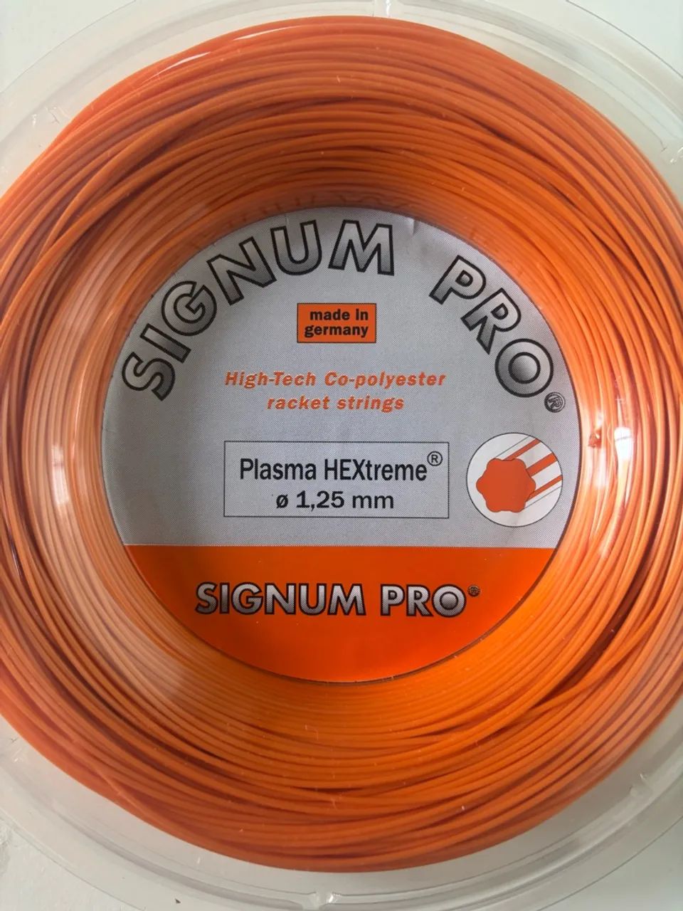 Rolo de corda signum pro plasma Hextreme 1.25mm - Esportes de