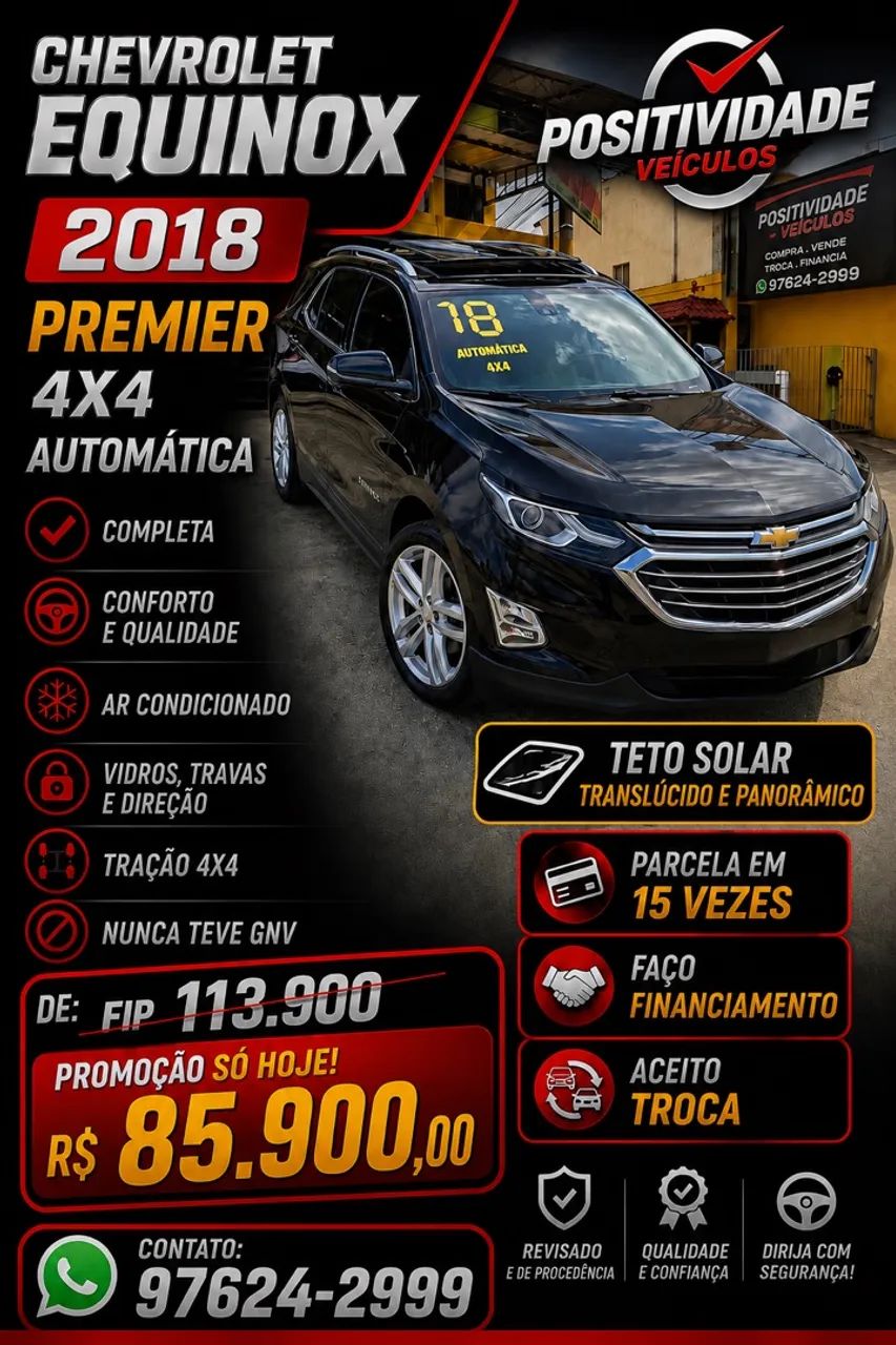 Chevrolet Equinox EQUINOX Premier 2.0 Turbo AWD 262cv Aut. 2018