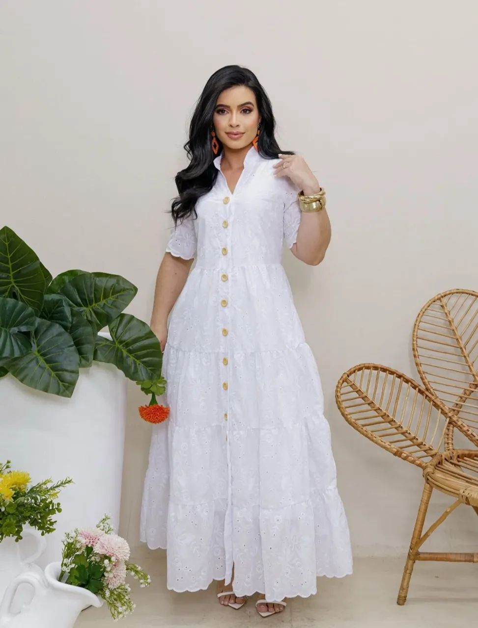Vestido de Lez  longo