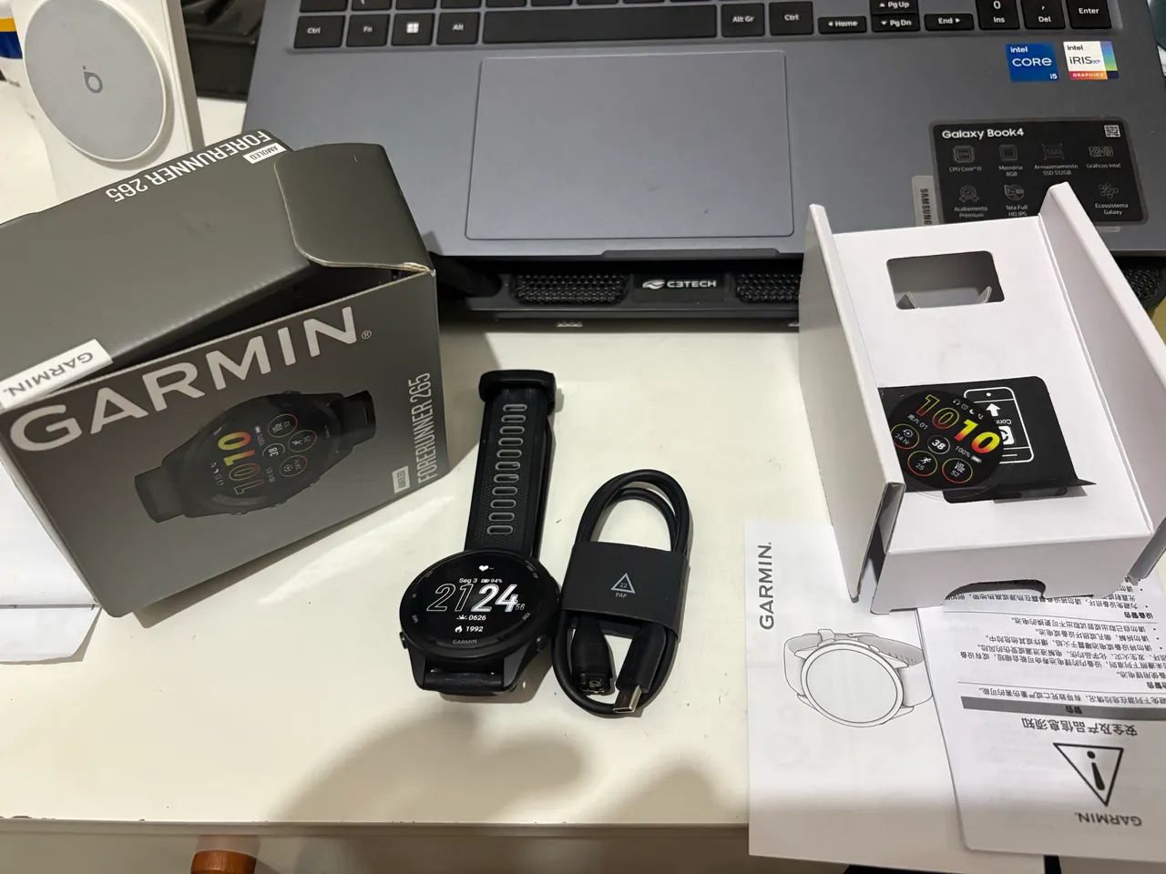 Relógio Garmin 265 music  - Foto 5