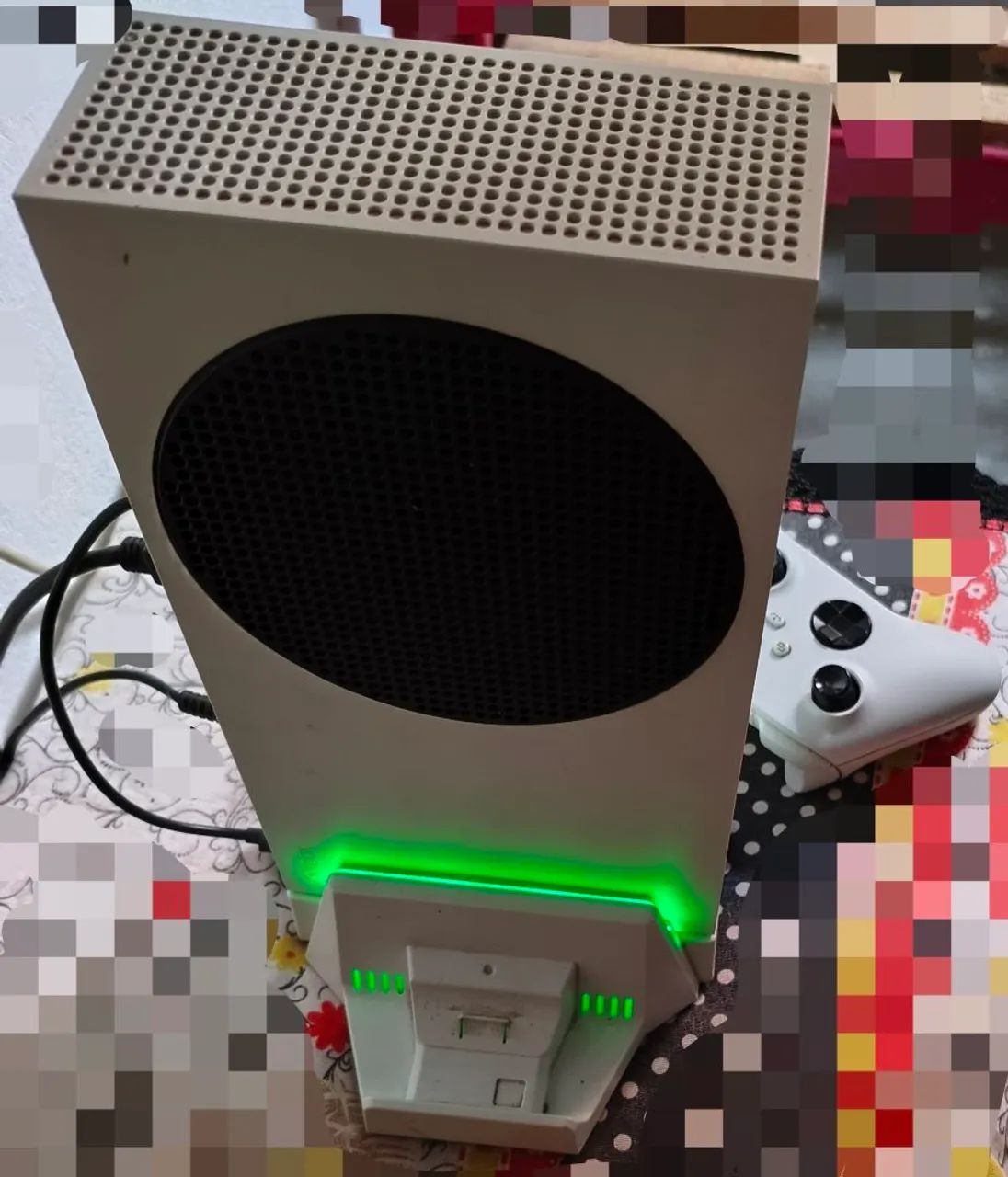 Xbox Series S + Controle Original + Base Cooler RGB - Foto 3