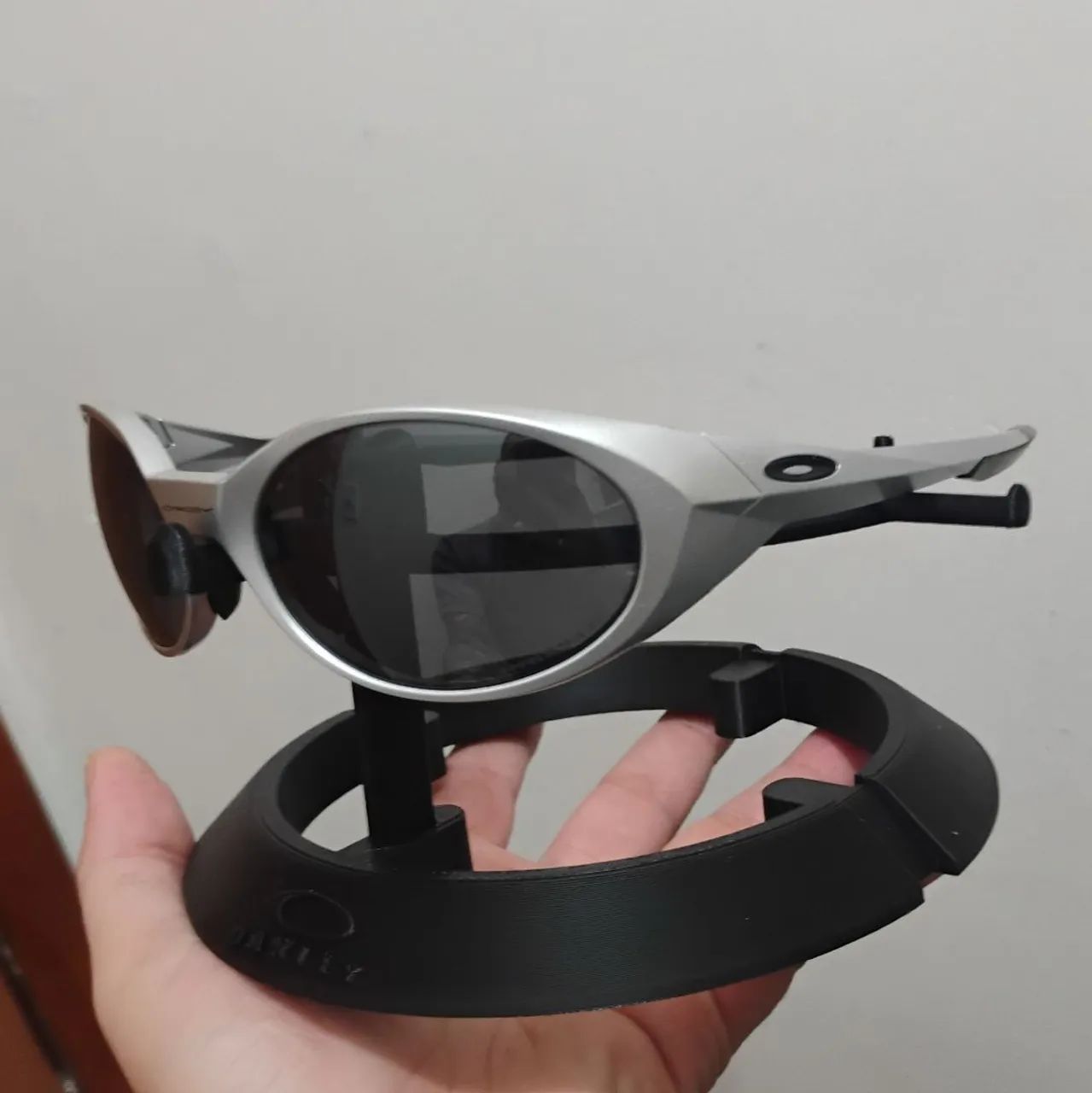 Óculos Oakley eye jacket redux x silver 