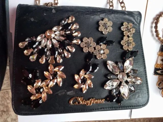 Bolsa C. Steffens original com pedrarias - para reforma