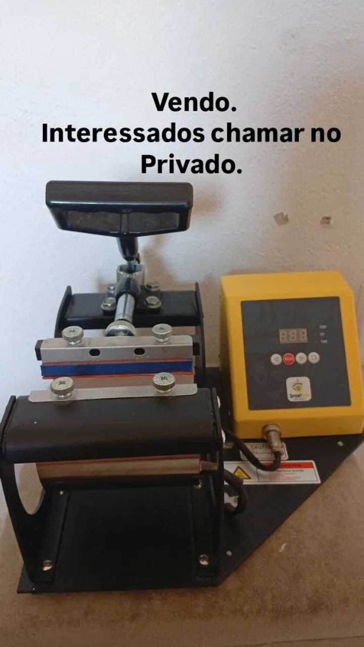 Prensa de estampar canecas 