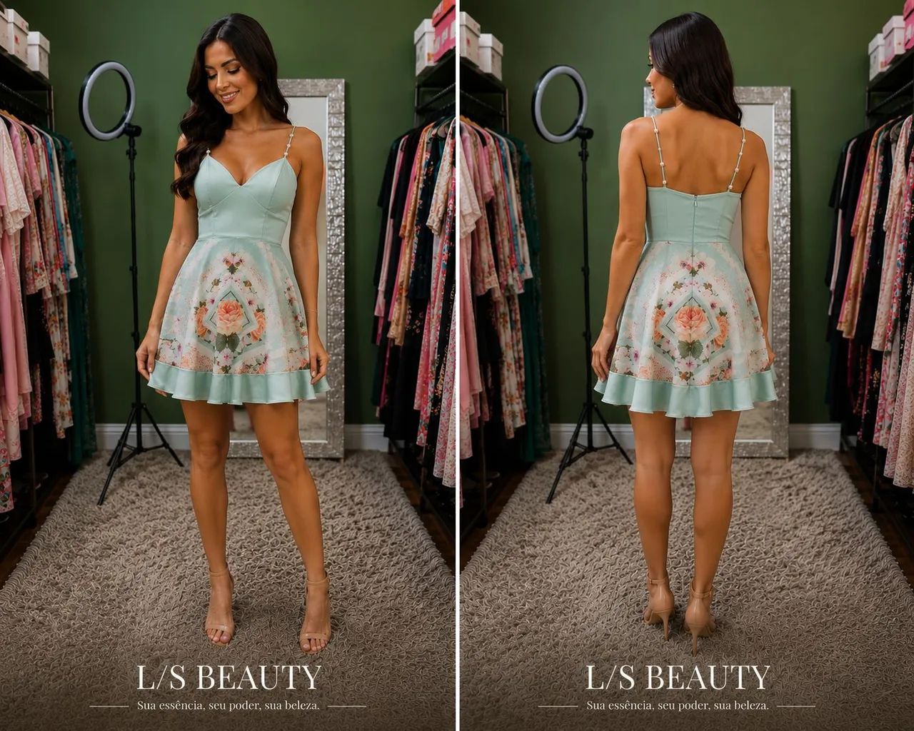 Vestido Cetim