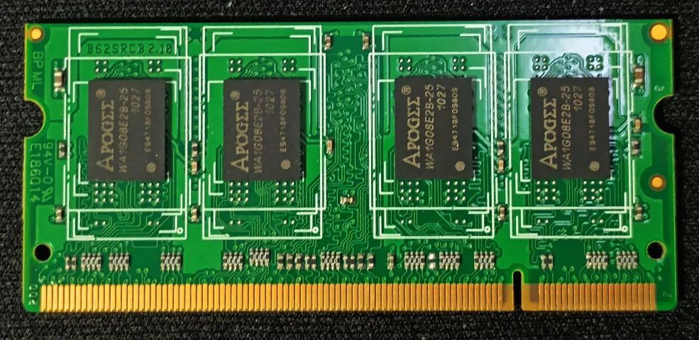 Memoria DDR2 1GB 800 PC2 6400 Apogee usada testada perfeito estado - Foto 2