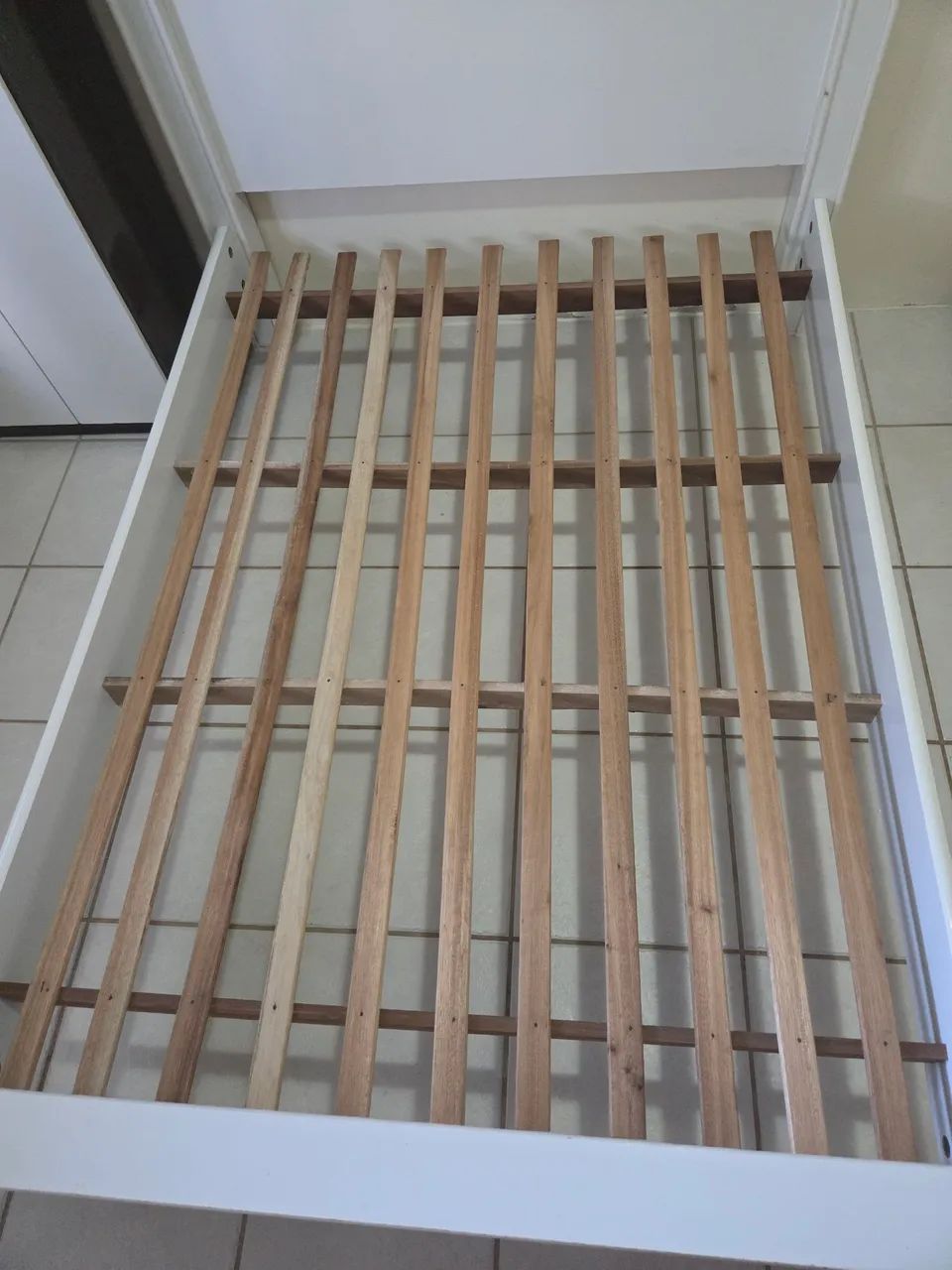 Cama casal MDF + colchão 