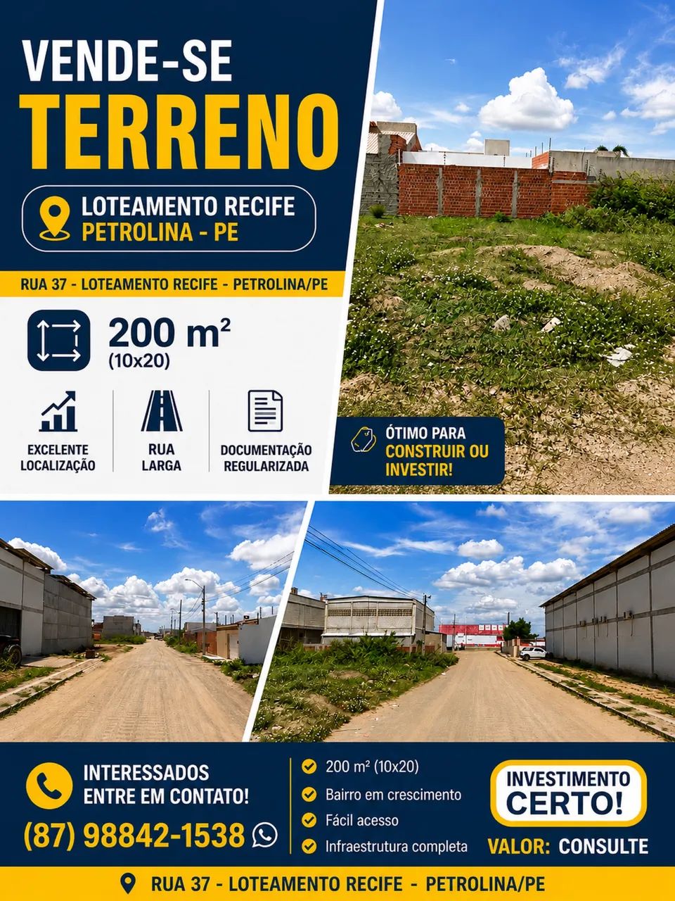 Terreno à venda  