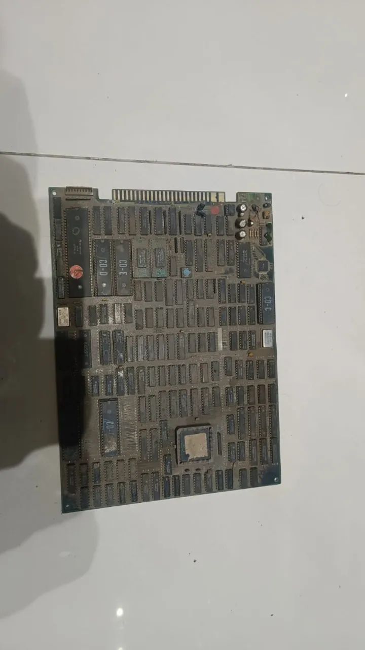 placa JAMMA CADILLAC DINOSSAUR NO ESTADO SEM FUNCIONAR