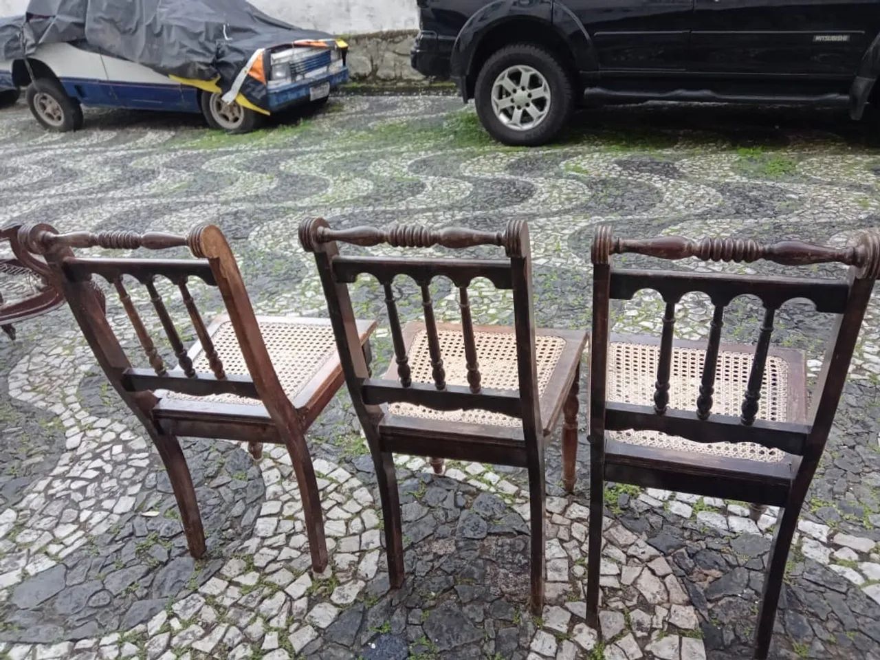 3 cadeira em madeira  - Foto 3