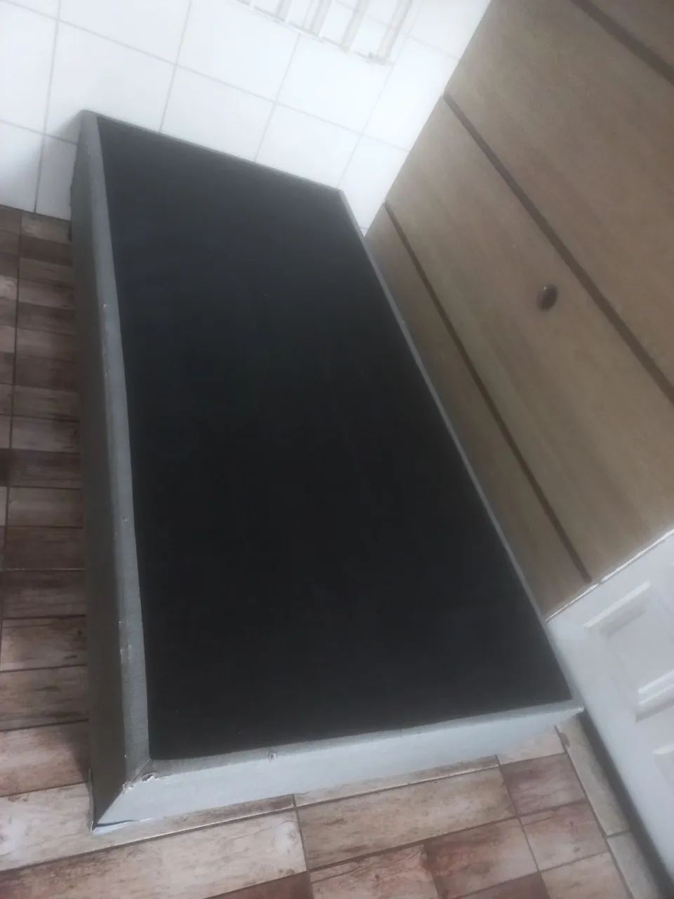Cana box solteiro cinza impermeável  - Foto 4