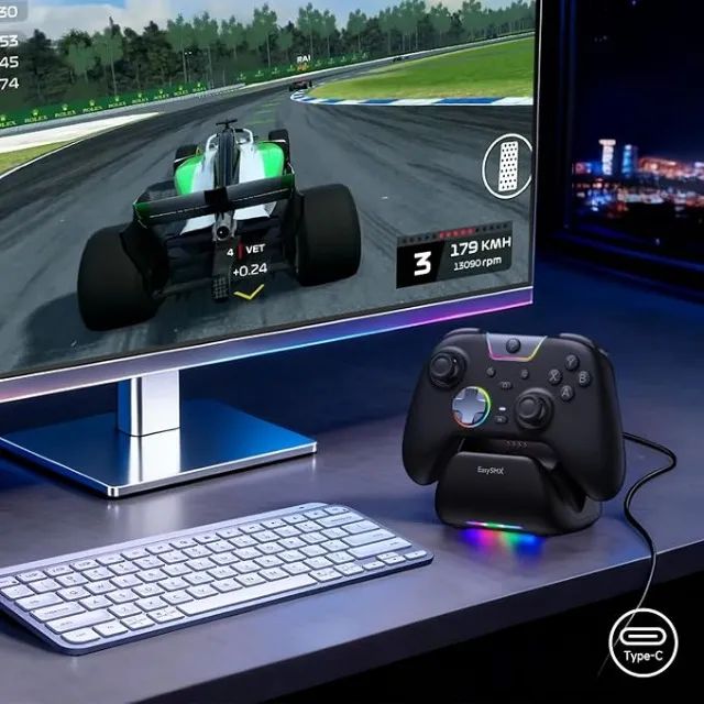 EasySMX X05 Pro com Dock de Carregamento PC/Swith/Android/IOS/Bluetooth [NOVO E LACRADO] - Foto 5