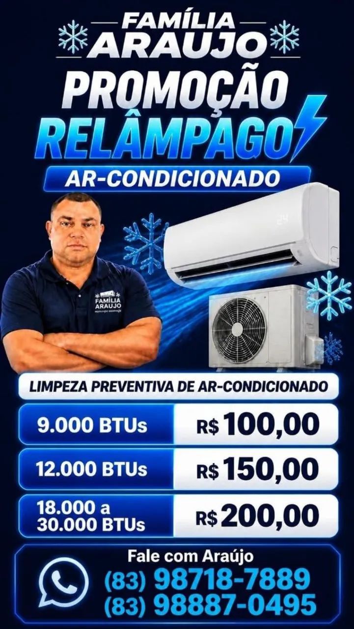 INSTALAÇÃO E MANUTENÇÃO DE AR CONDICIONADO 