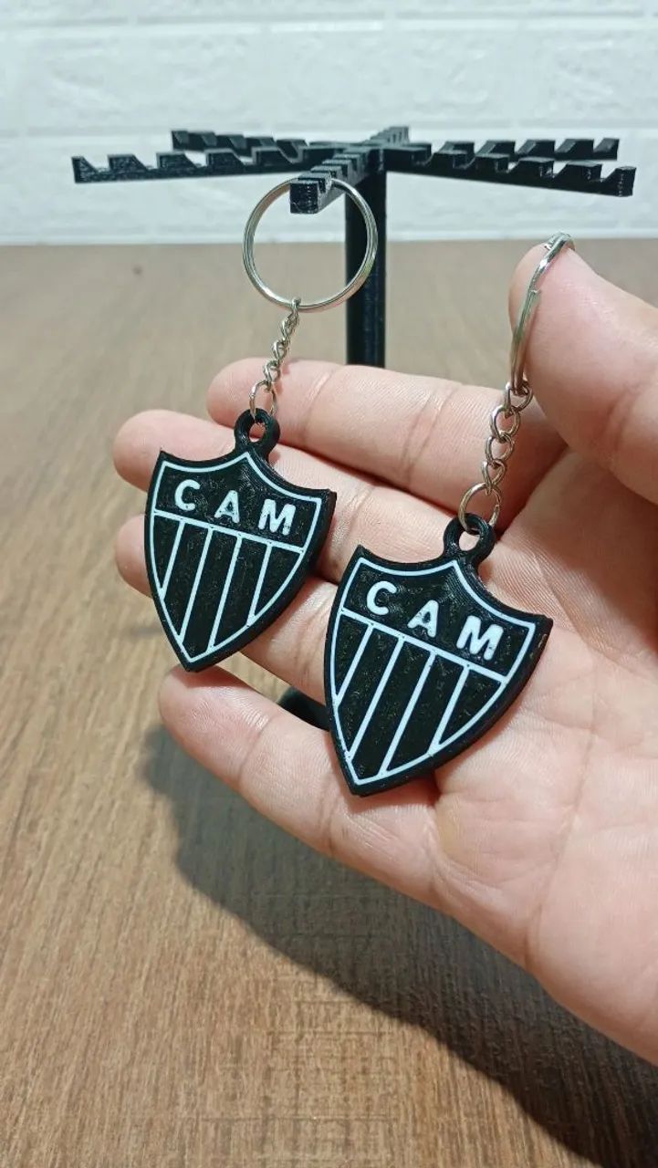 KIT 10 CHAVEIROS 3D DO ATLÉTICO MINEIRO ATACADO - Foto 4