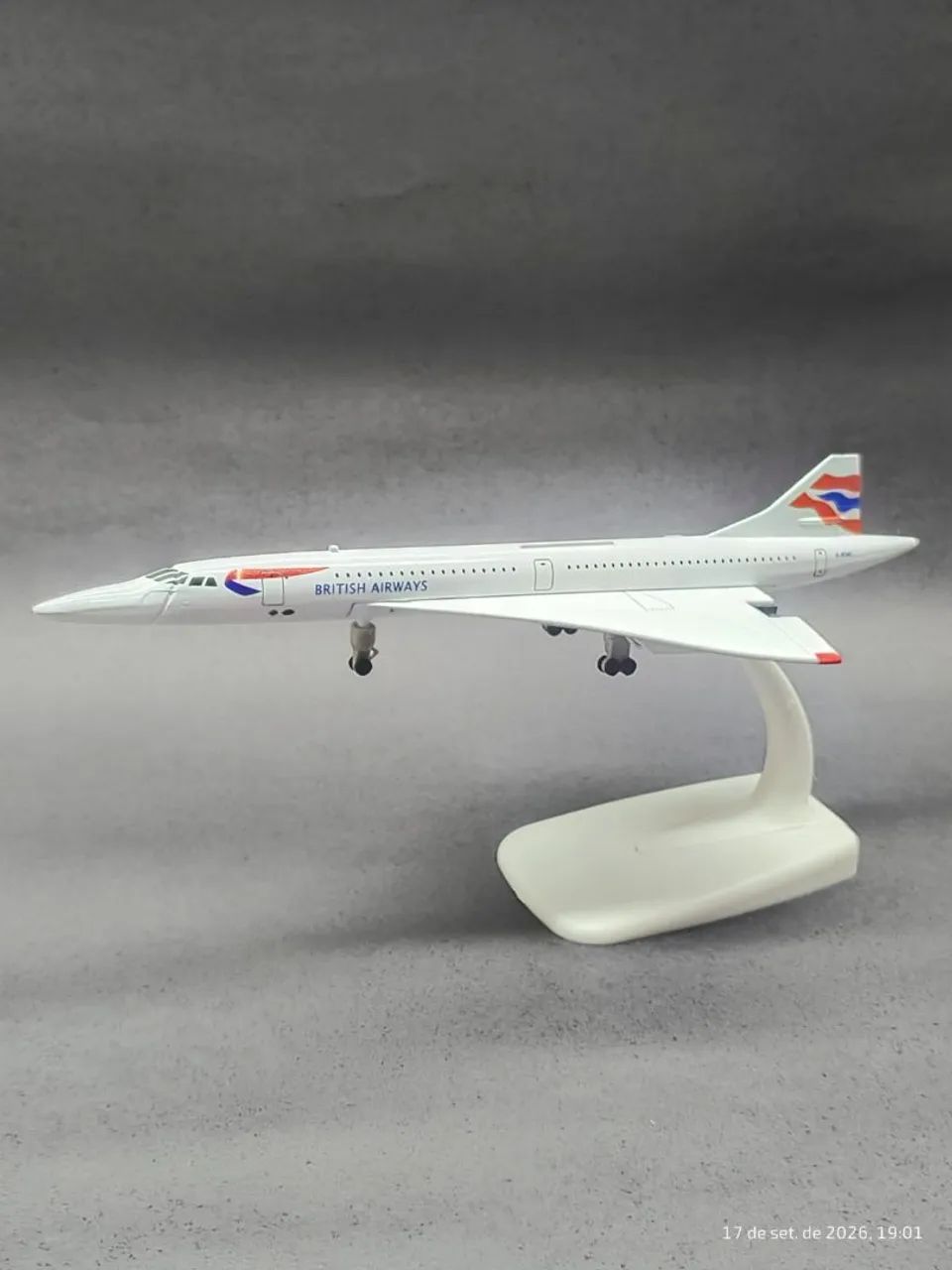 Concorde 16cm avião de ferro - Foto 3