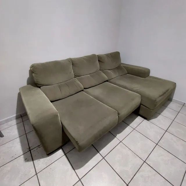 Sofá 3 lugares em ótimo estado, grande, retrátil - Foto 2