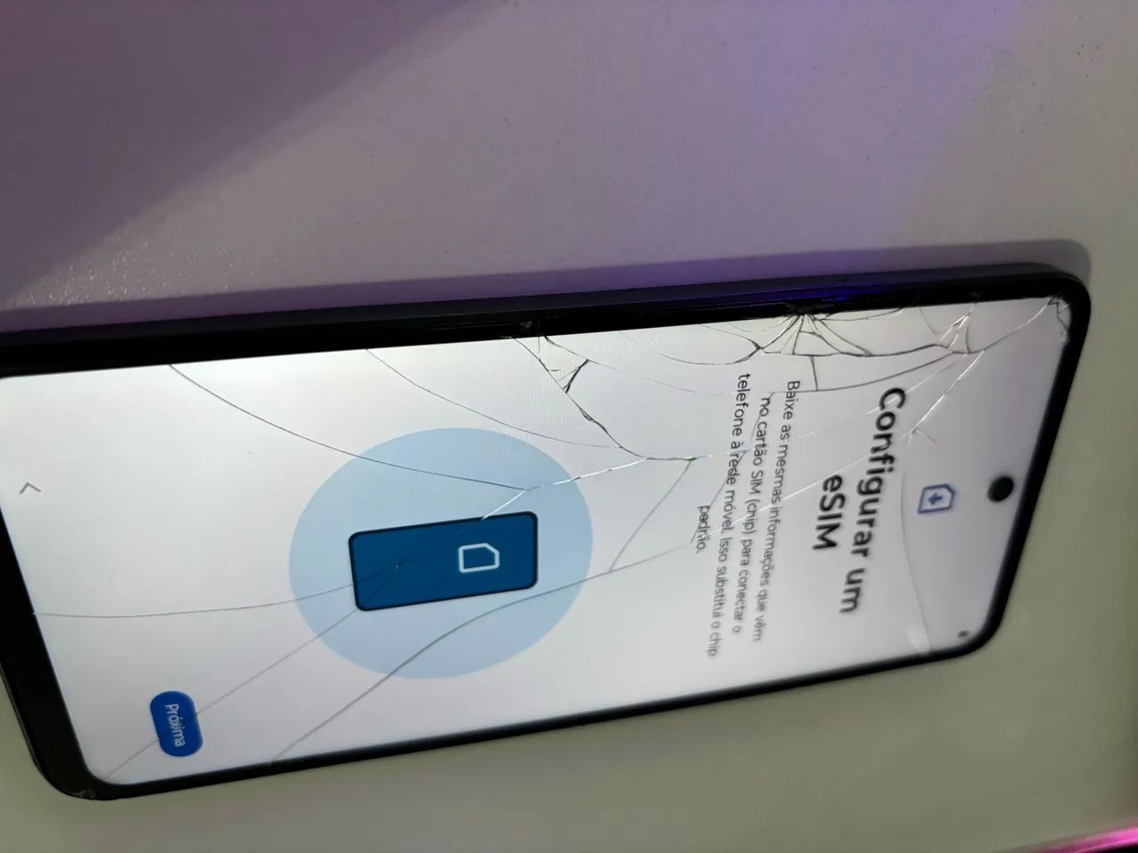 Celular usado | Moto G35 128gb com o vidro trincado - Foto 4