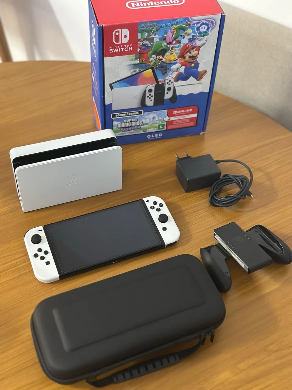 Nintendo Switch OLED - Completo com Super Mario Bros Wonder - Foto 3