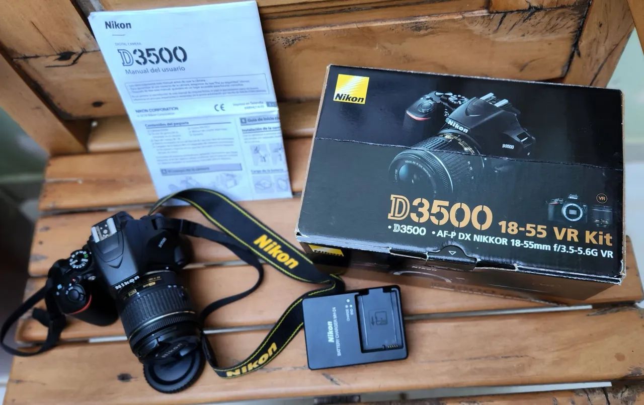 Câmera Fotográfica NIKON D3500 VR Kit 18-55mm - Foto 5
