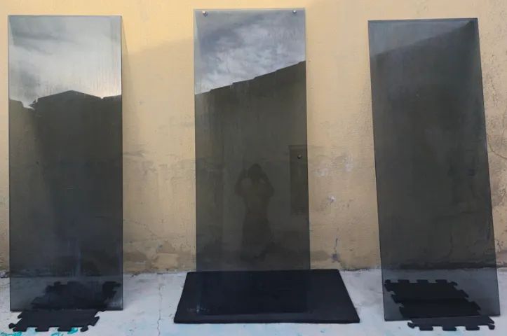 3 x Box de Vidro Banheiro 1 x Fixa (1,88m x 70cm) e 2 Correr (1,85m x 70cm) 