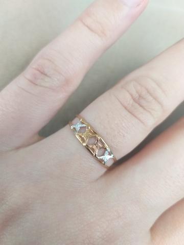 Anel novo de ouro 18k - apenas 220 reais
