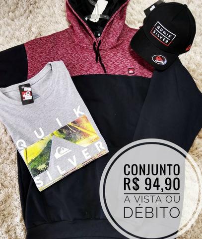 Kit 1 blusa 1 bone 1 camisa
