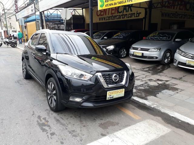 Kicks sv 1.6 flex 2018 ipva pago, gnv injetado, couro, multimídia