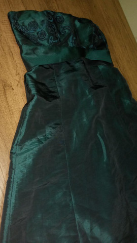 Vestido de Festa Midi de Tafetá